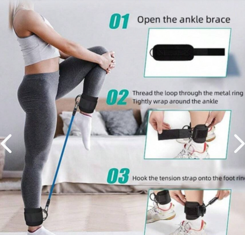 Bandas de resistencia para tobillo fina