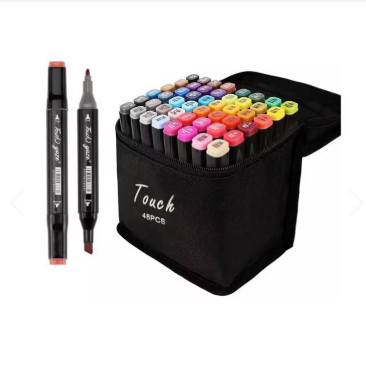 Marcadores Doble Punta Set por 48 unds