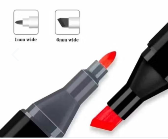 Marcadores Doble Punta Set por 48 unds